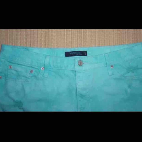 LEVIS boyfriend shorts blue hug waisted plus size - Picture 3 of 4