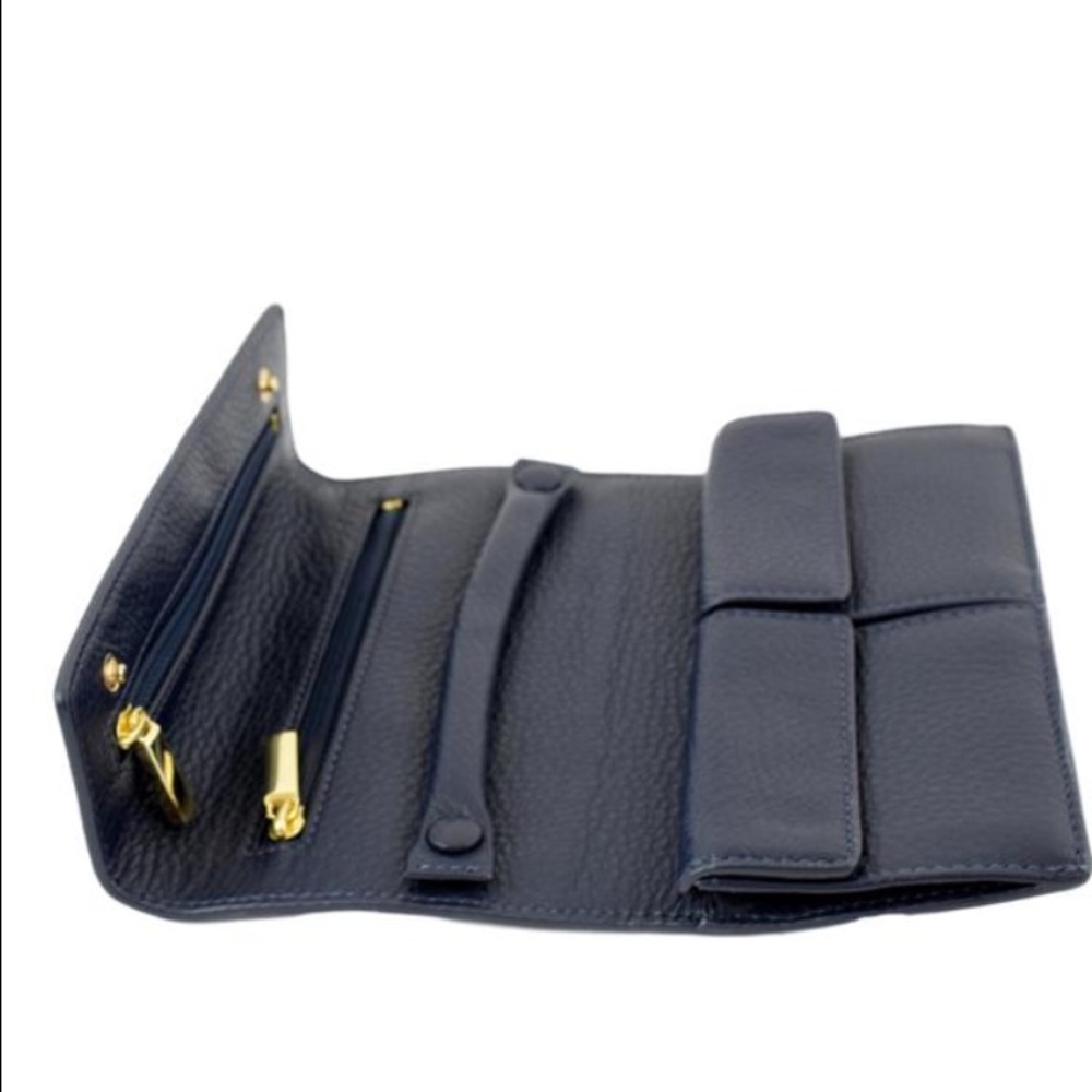 NWT Tory Burch Landon Jewelry Roll  In Leather