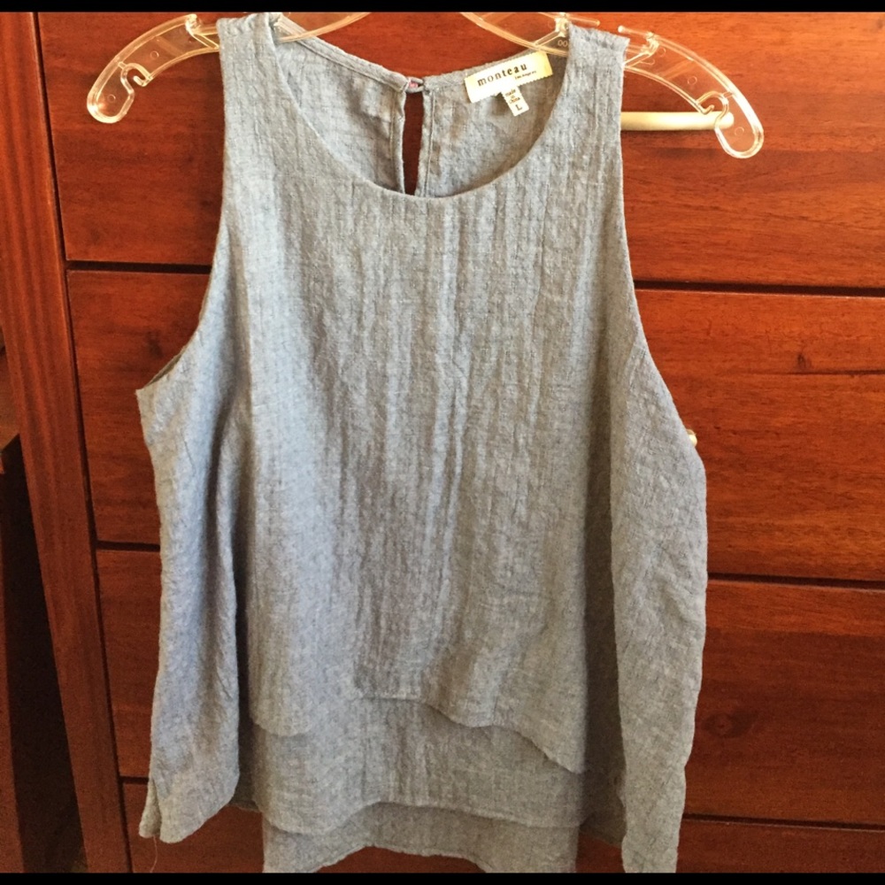 Blue blouse by monteau