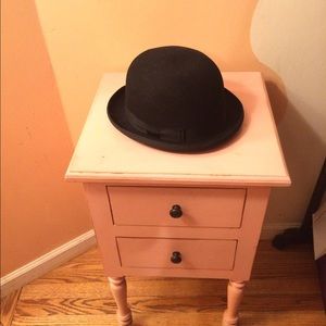 Vintage beaver bowler hat.