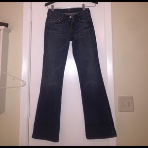 7 for all Mankind boot cut jeans