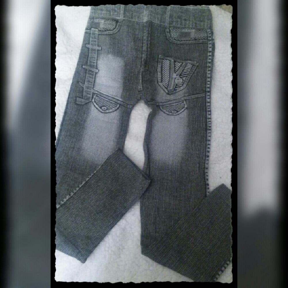 Jean  Print Ankle leggings