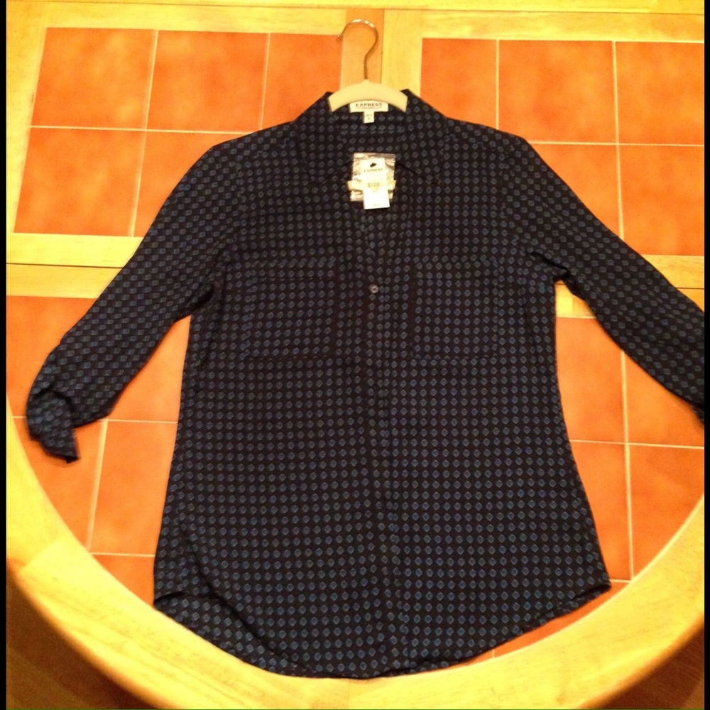 NWT Express Print Portofino Shirt