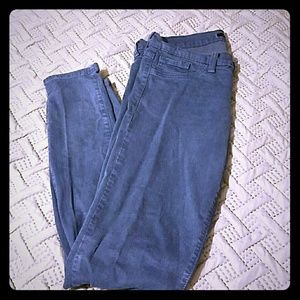 Navy skinny jeans!