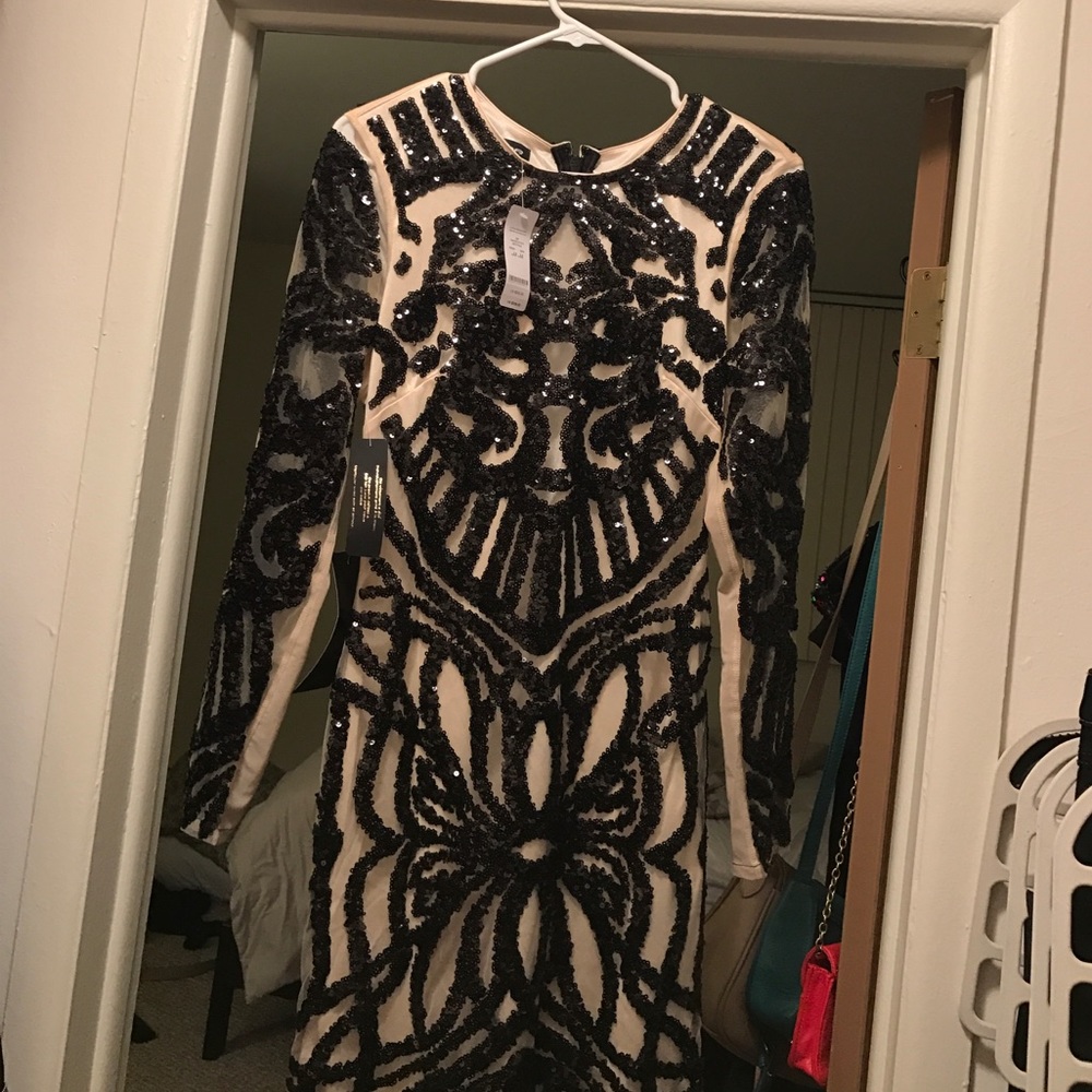BEBE sequin party dress. NEW with tags still on!