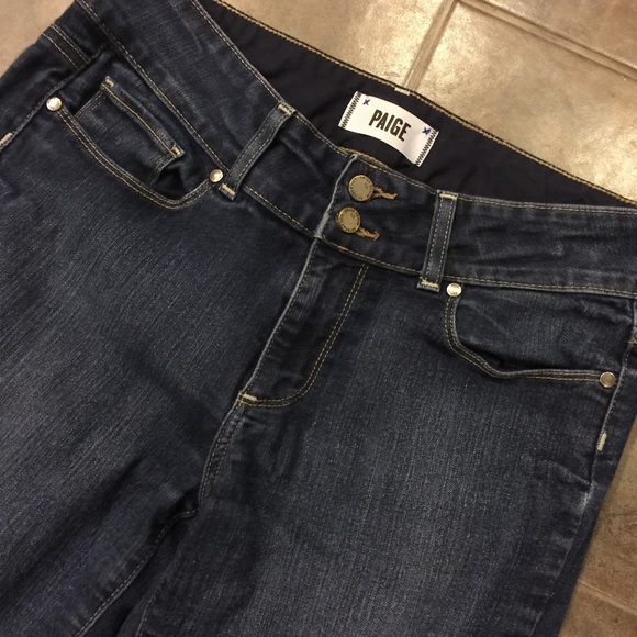 PAIGE Denim "H.H. Boot" Medium Wash Size 28 - Picture 2 of 5