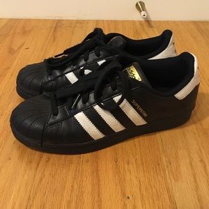 Leather Adidas Superstars