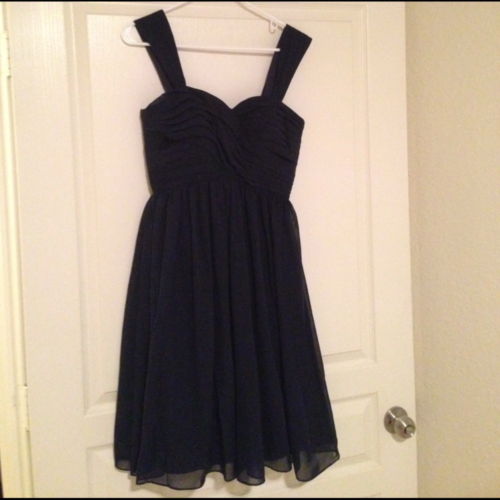 Navy bridesmaid dress
