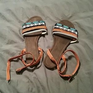 Braided sandal