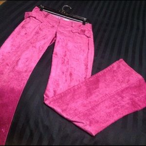 Nannette Lepore pink flare pants