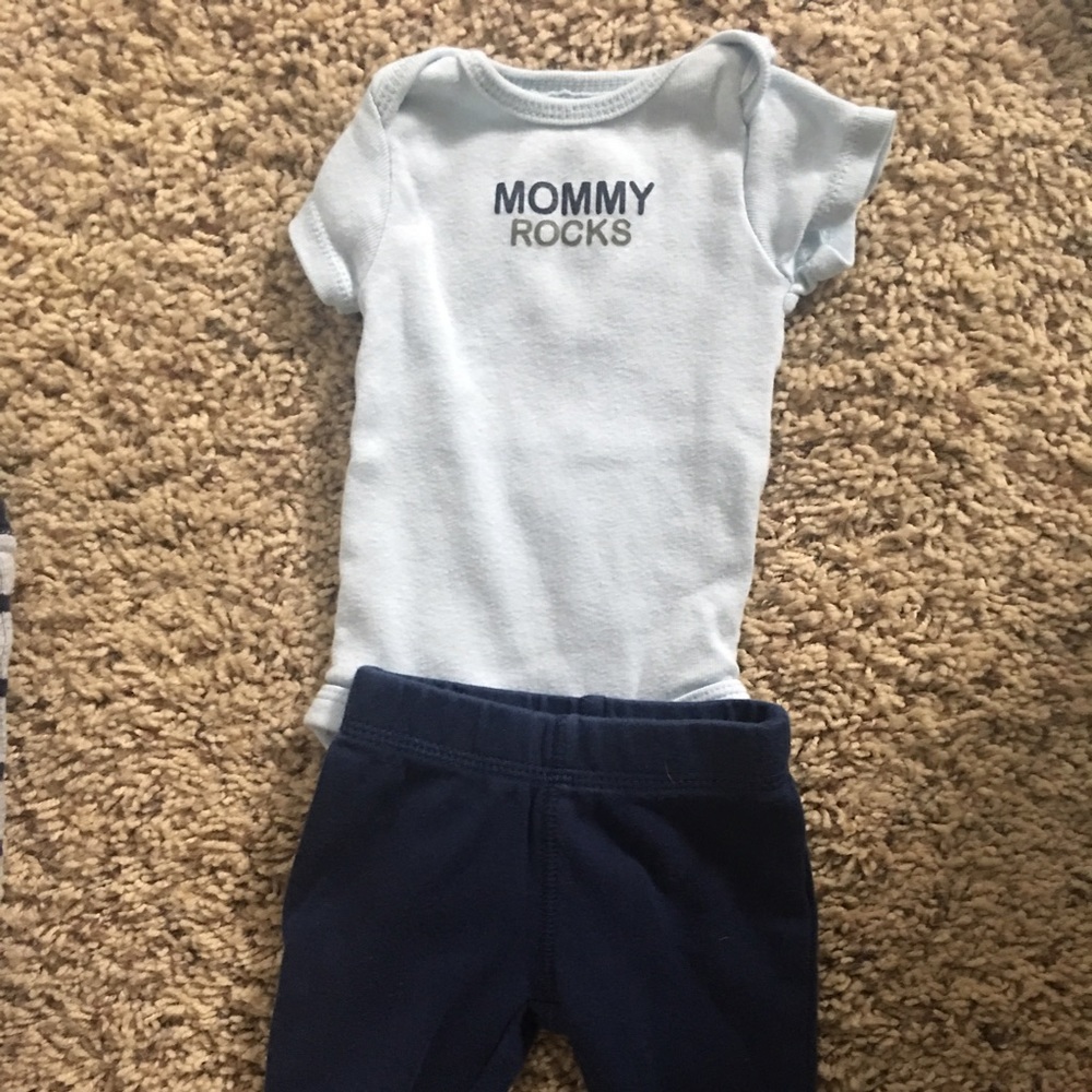 Mommy Rocks Onesie Pants