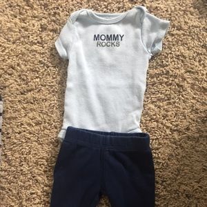 Mommy Rocks Onesie Pants
