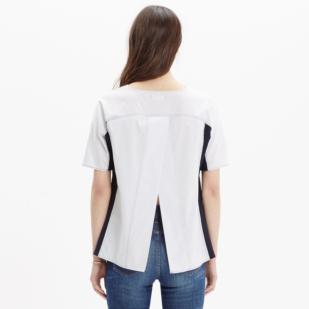 Madewell split back tee