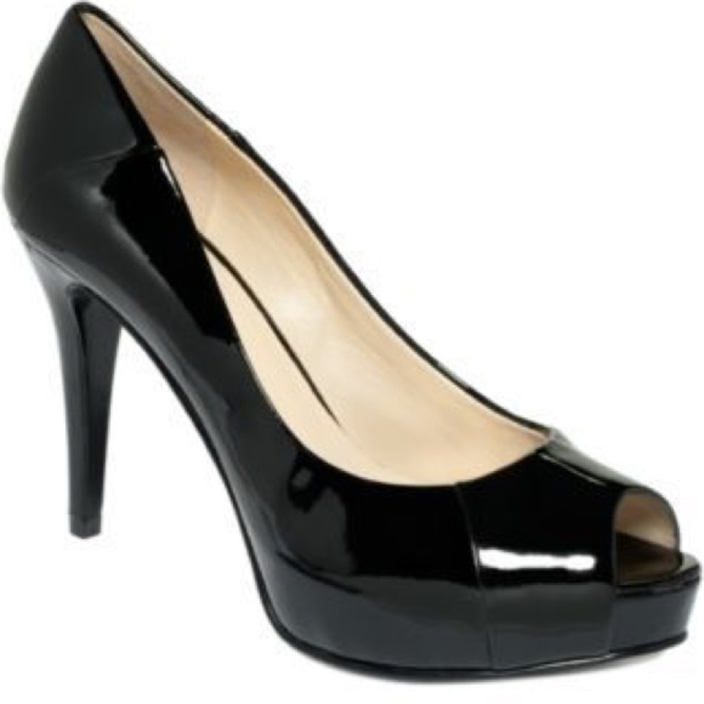 Nine West Cadee Peep Toe Hidden Pumps Heels