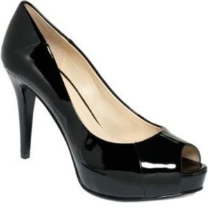 Nine West Cadee Peep Toe Hidden Pumps Heels