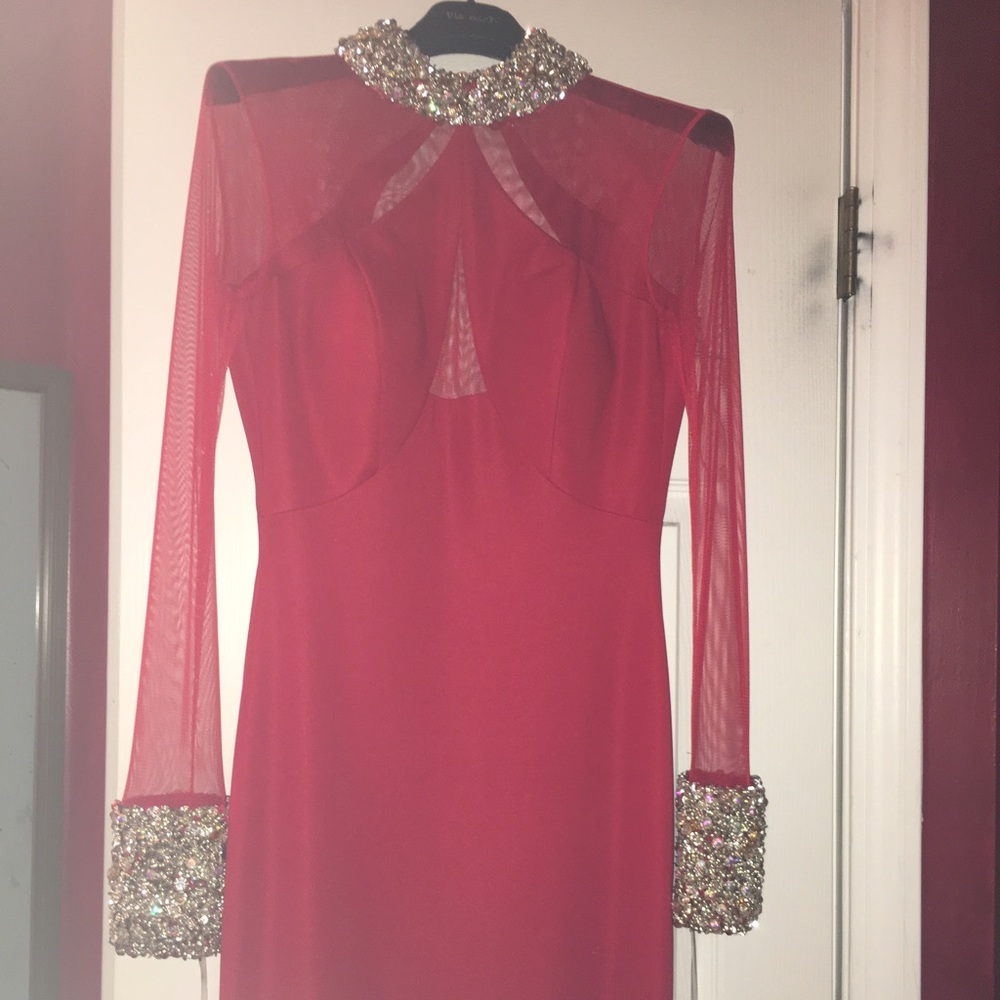 Red Long Prom / Homecoming Dress