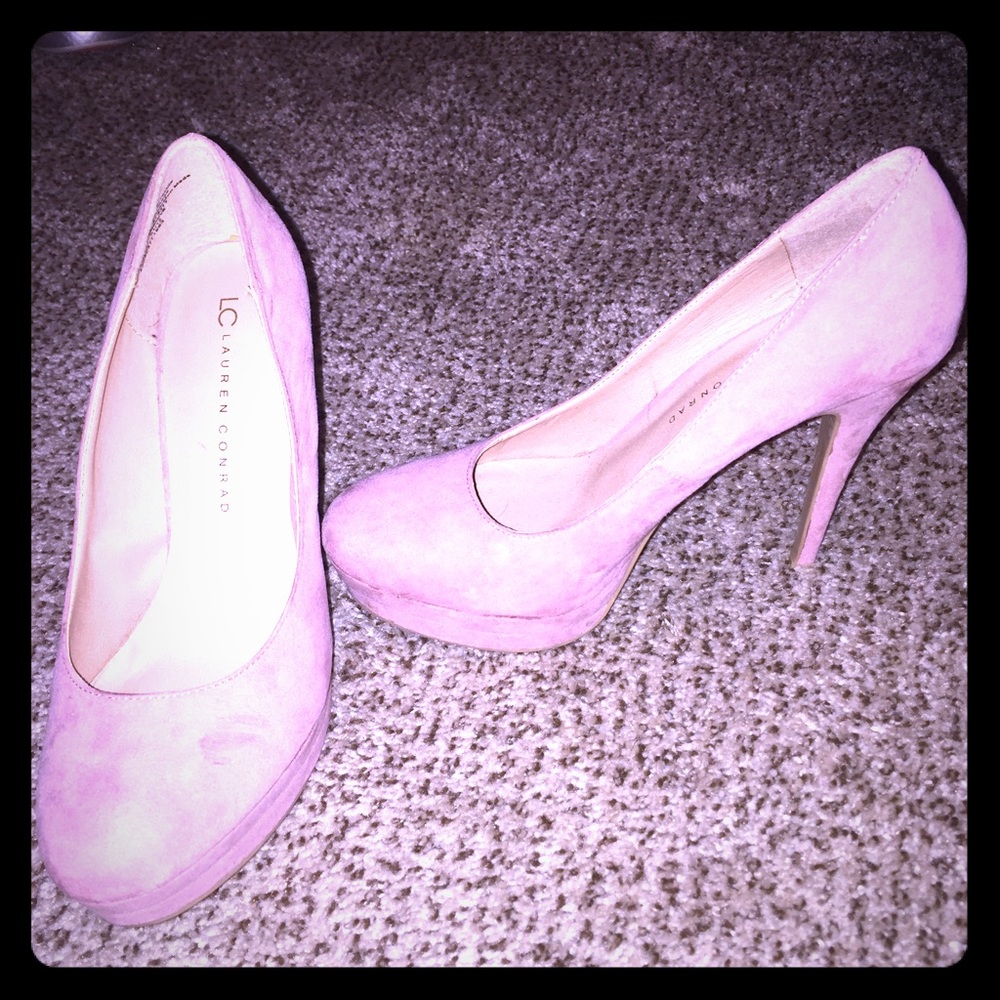 Blush Suede Shoes