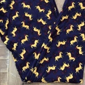 Unicorn LuLaRoe OS New -Never Worn Horse Leggings