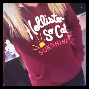 Hollister Maroon Hoodie