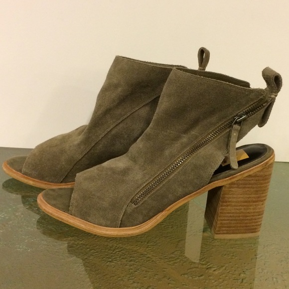 Dolce Vita 'Petra' Peep Toe Bootie - Picture 3 of 6