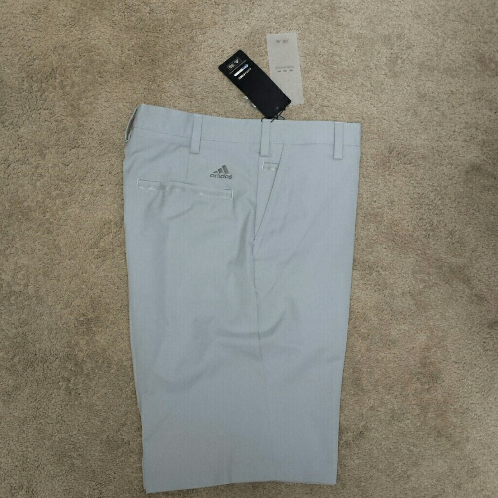 NWT Adidas grey shorts sz 30