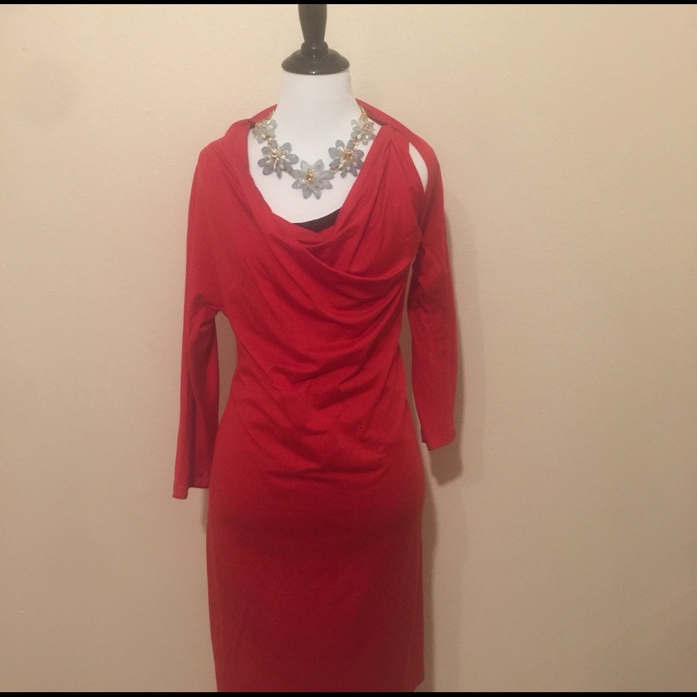 ❤️ DKNY red hot dress❤️