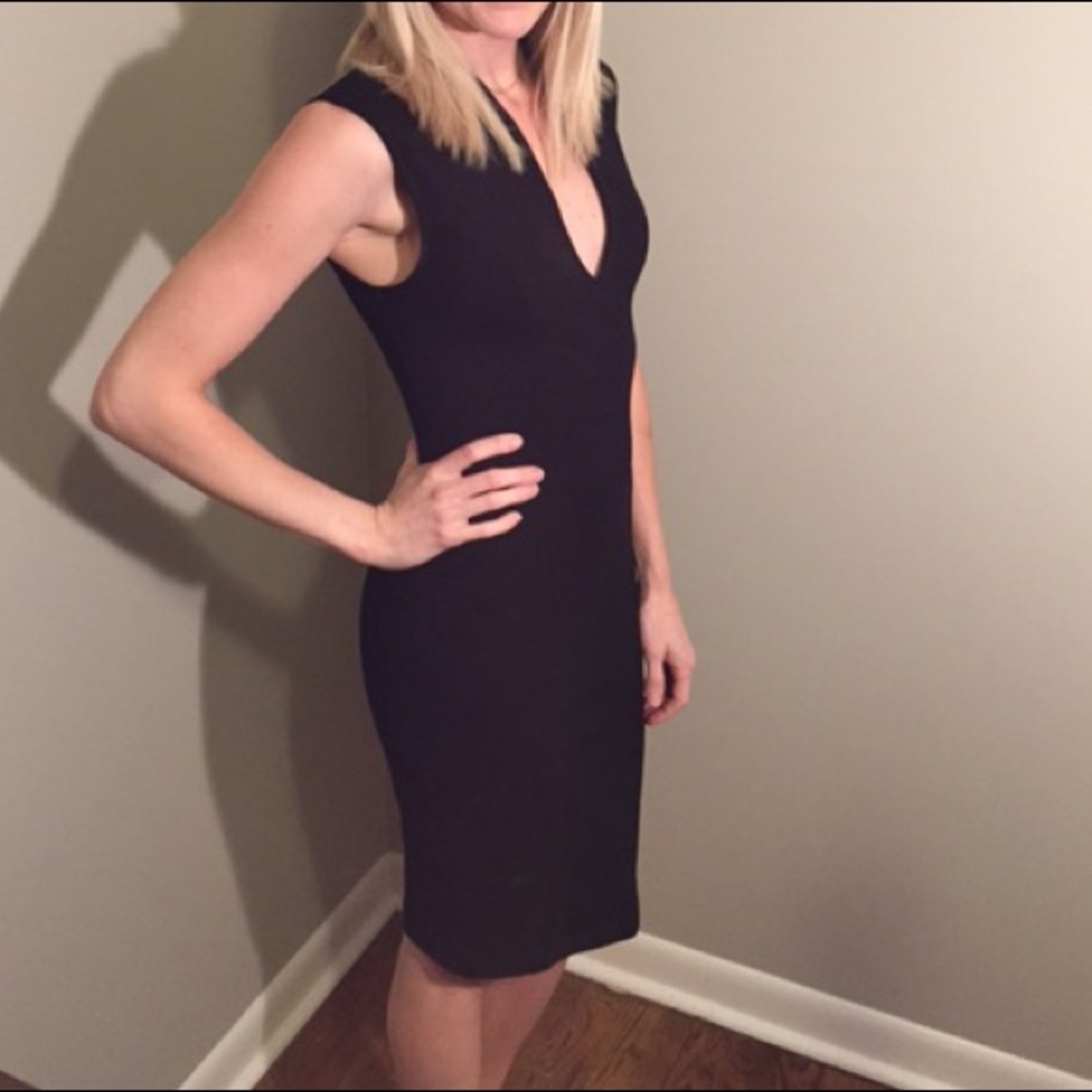 Karlie Fitted Black Dress