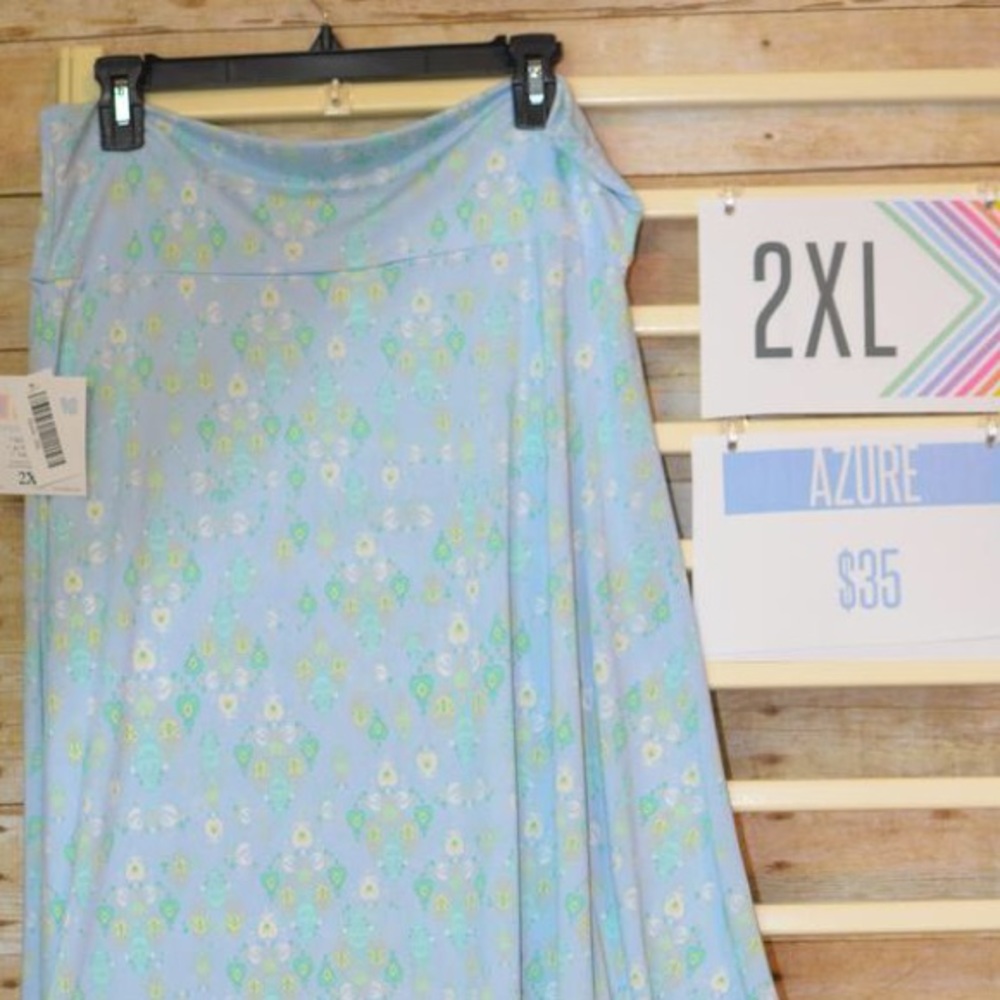 LuLaRoe 2X Azure Skirt