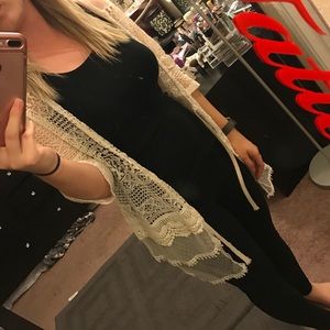 Super cute white lace cardigan