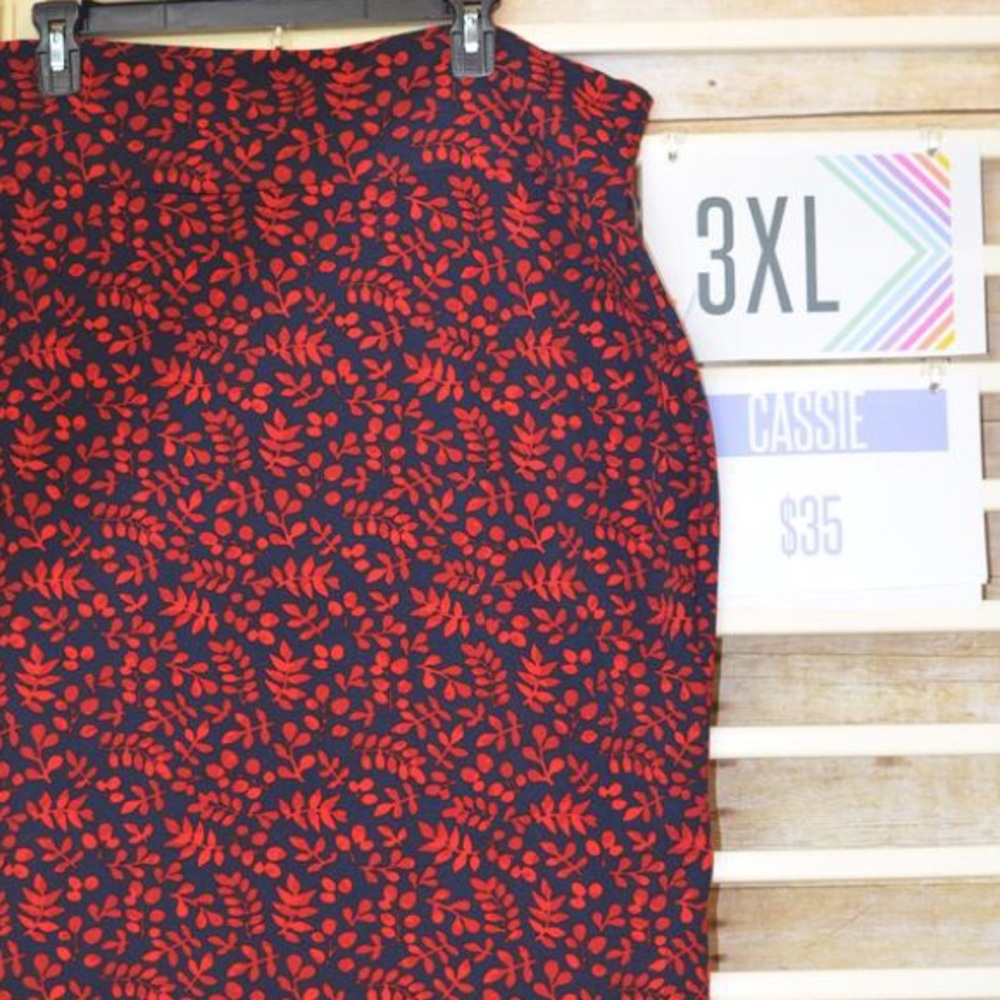 LuLaRoe 3X Cassie Pencil Skirt