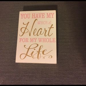 Love Quote plaque