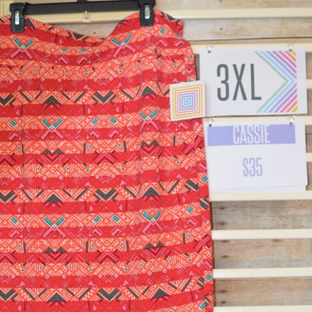 LuLaRoe 3X Cassie Pencil Skirt