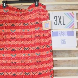 LuLaRoe 3X Cassie Pencil Skirt
