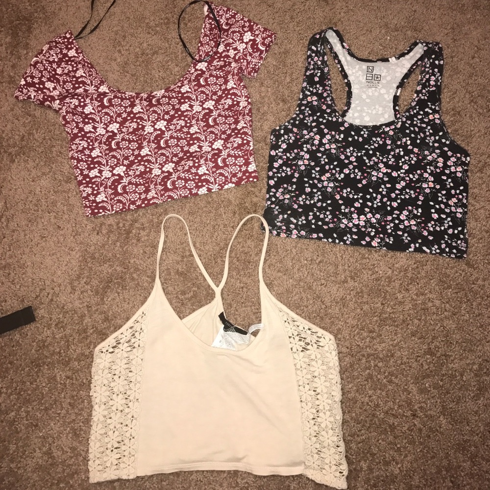 Crop top bundle! Make offer!
