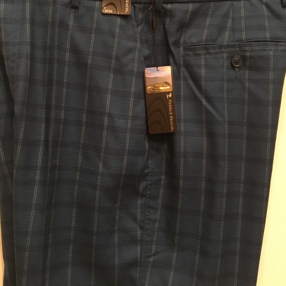 NWT Blue Plaid Shorts