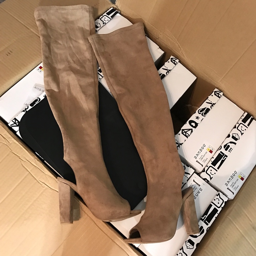 🆕! Over the knee open toe boots - Picture 4 of 4