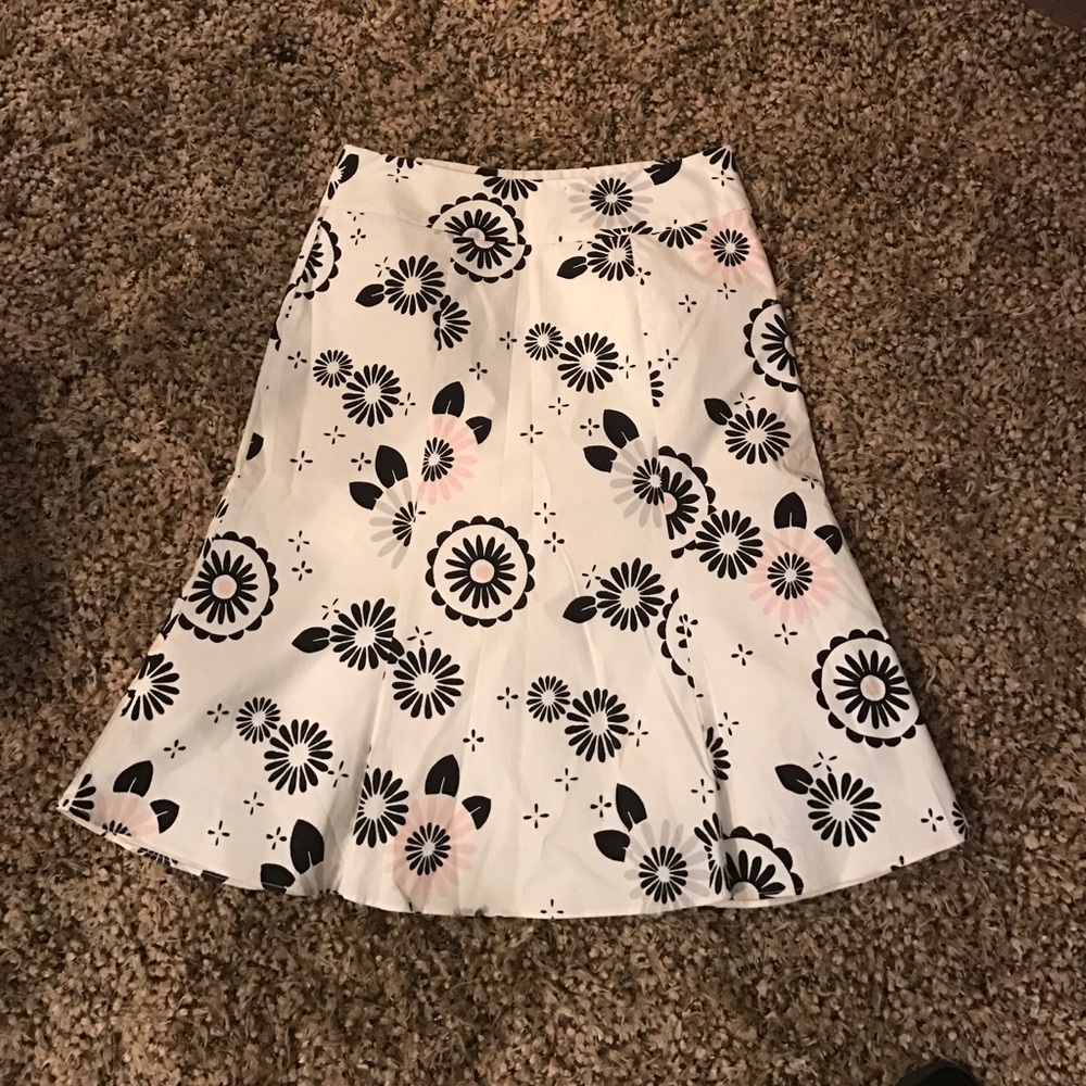 Gap A line skirt, lined, beautiful detail
