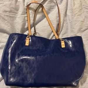 Michael Kors Blue Tote Bag