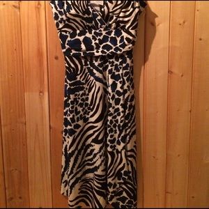 Animal print dress