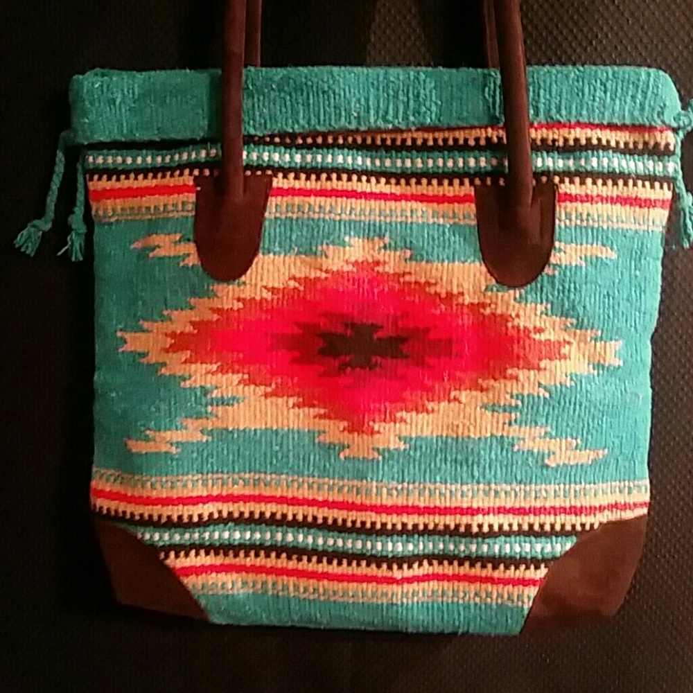 El Paso Handwoven Monterrey Tote New