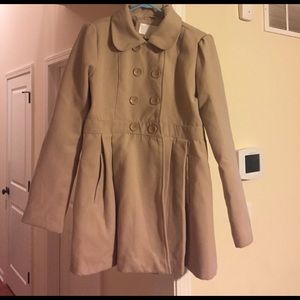 Cream colored Pea Coat