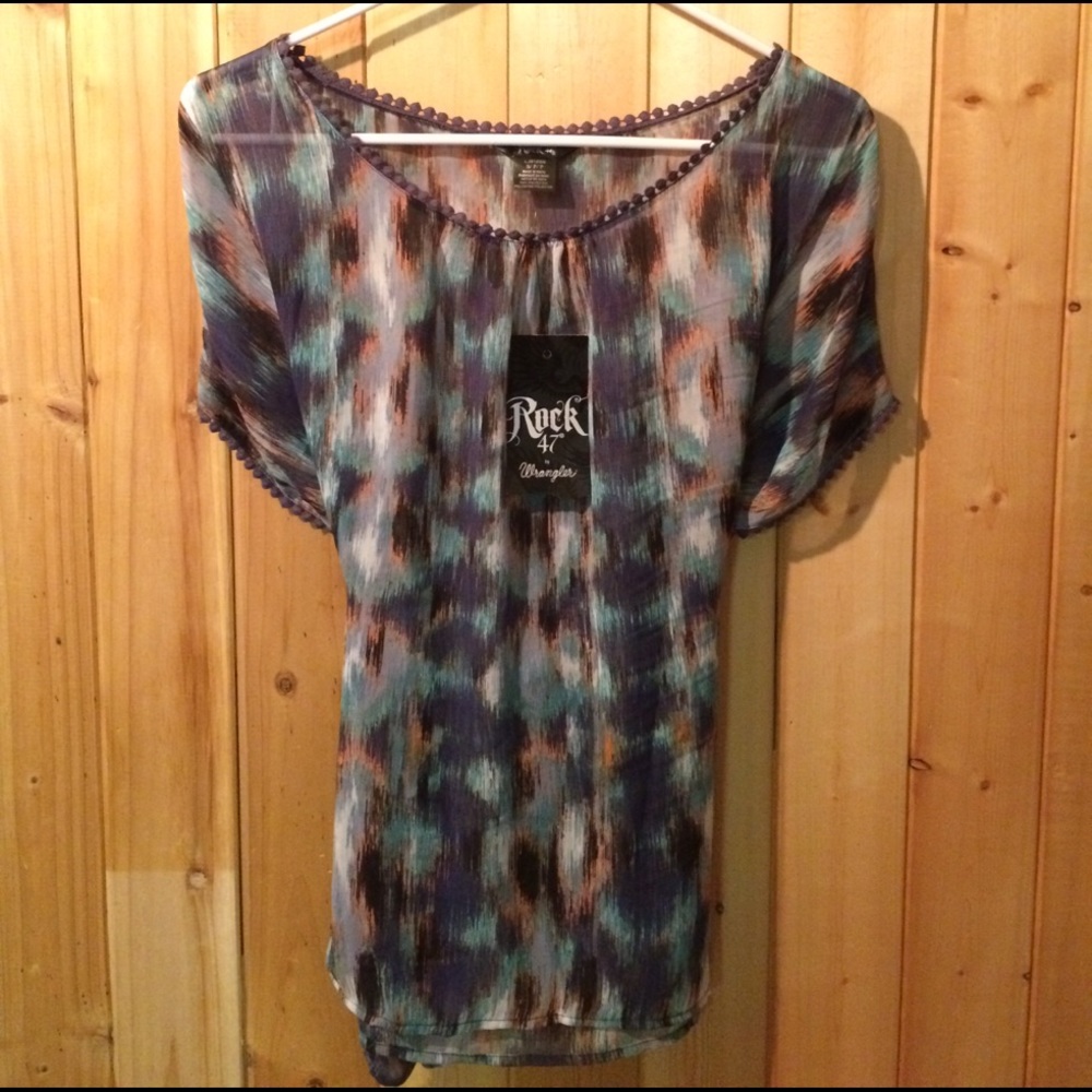 Multi colored blouse