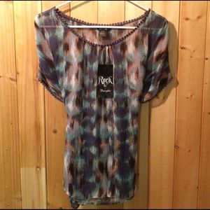 Multi colored blouse