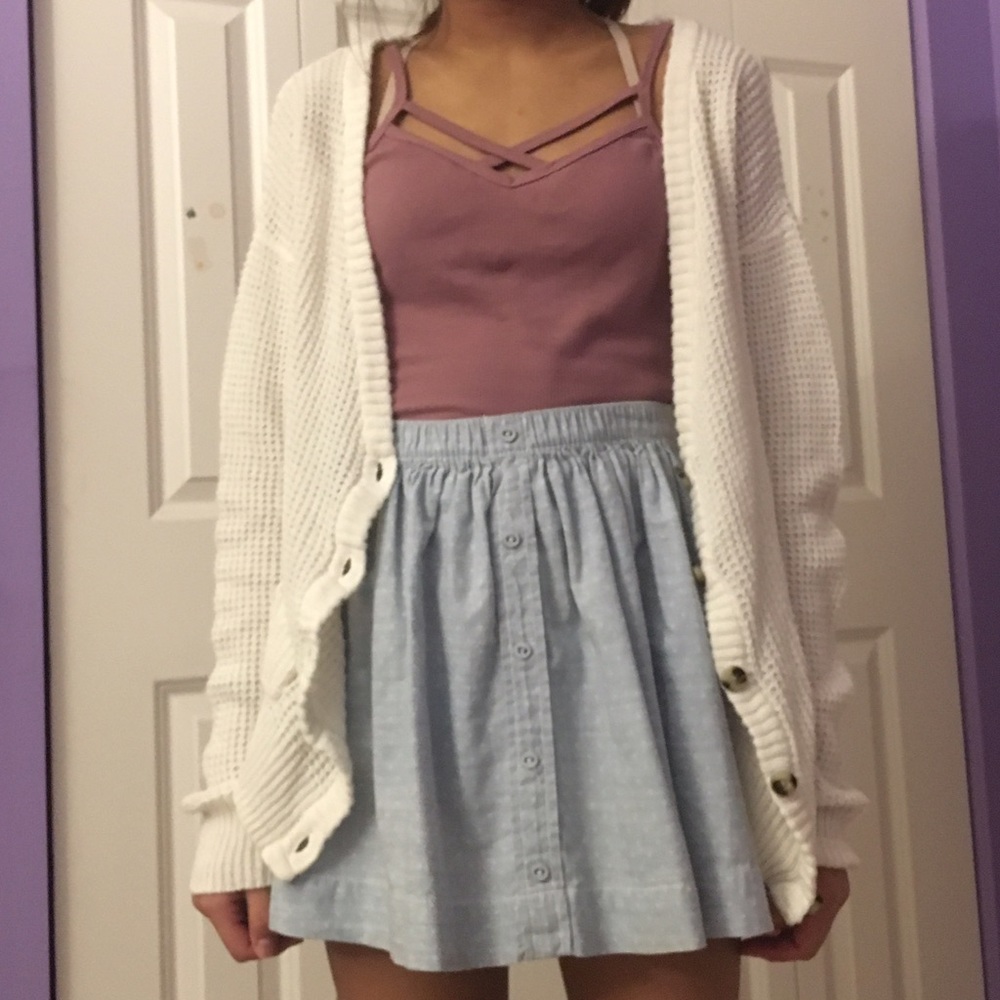 Ivory Knit Cardigan