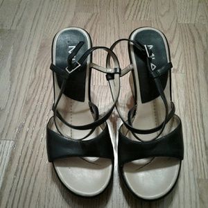 Mia strappy wedge sandals