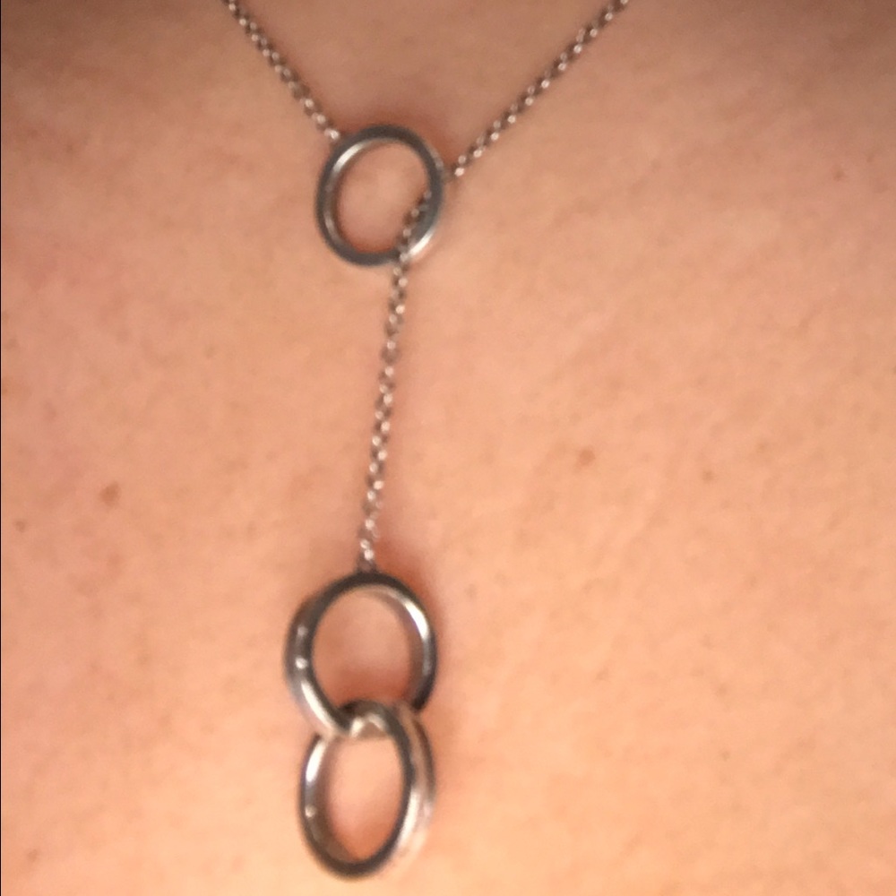 Tiffany & Co. interlocking necklace sold