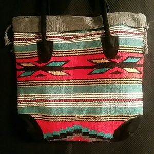 El Paso Handwoven Monterrey Tote NWT