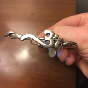 Alex and Ani silver Om wrap bangle