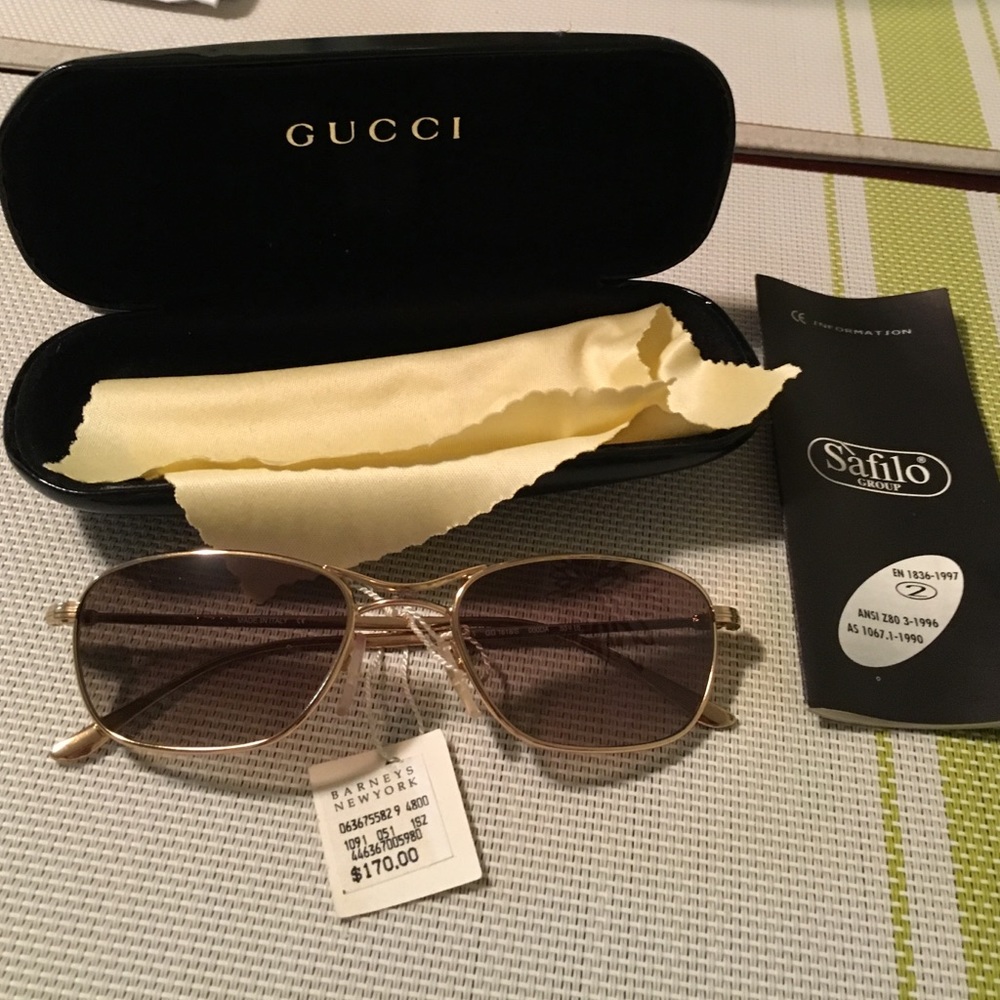 Gucci Vintage aviators *never worn*