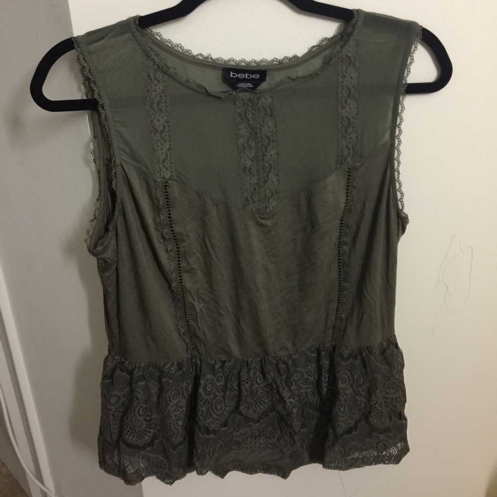 Bebe lace shirt